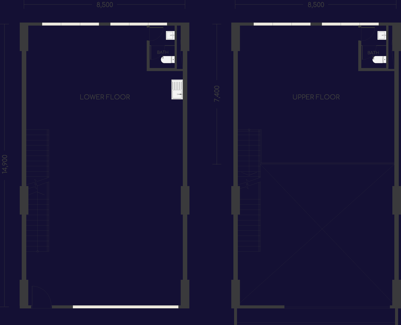 The NeX Type C 2,153 sq ft layout plan